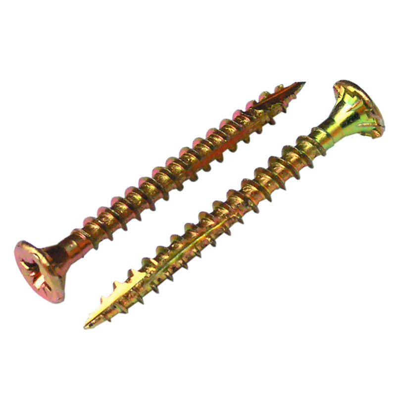 3.5x16 Reisser R2 Cutter Countersunk Pozi Yellow Woodscrews - CE Approved - Craft Pack